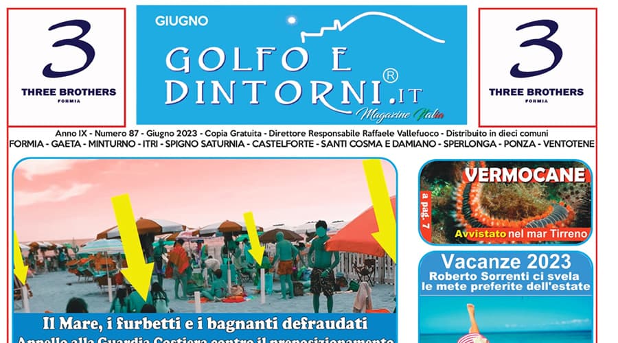In distribuzione il Magazine di Golfo e Dintorni di Giugno