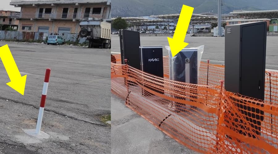 Formia, Mercato Nuovo: spuntano nuove colonnine