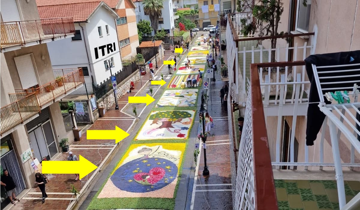 7 Giugno Infiorata - In ogni petalo c’è Itri