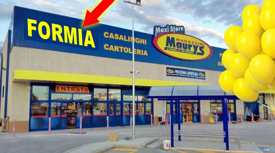 Maury's Formia: inaugurazione in pompa magna. Presenti Martufello, i sindaci di Formia e Monte San Biagio e l'Arcivescovo di Gaeta