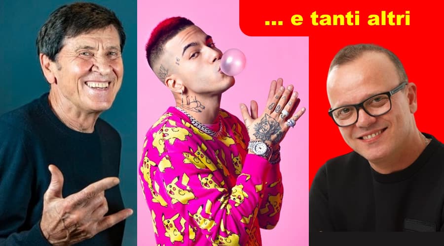 Sarà un'estate indimenticabile: Sfera Ebbasta, Gianni Morandi, Gigi D'Alessio, Lazza e tanti altri