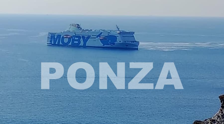 A Ponza la Moby Fantasy, il traghetto più grande al mondo