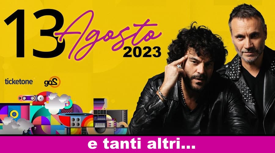 Nek e Renga in concerto il 13 agosto. Notti magiche con Sfera Ebbasta, Gianni Morandi, Gigi D’Alessio, Lazza e ...