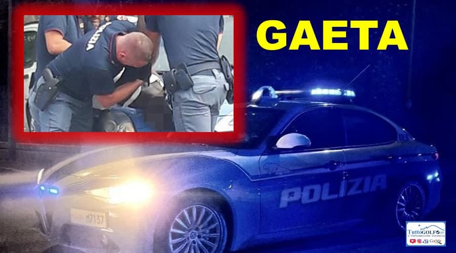 Gaeta, arrestato un giovane per resistenza, violenza e lesioni a Pubblico Ufficiale. Lo stesso era già stato denunciato per furti