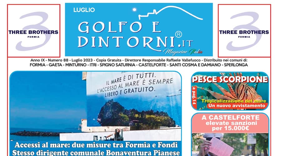 In distribuzione il Magazine di Golfo e Dintorni di luglio