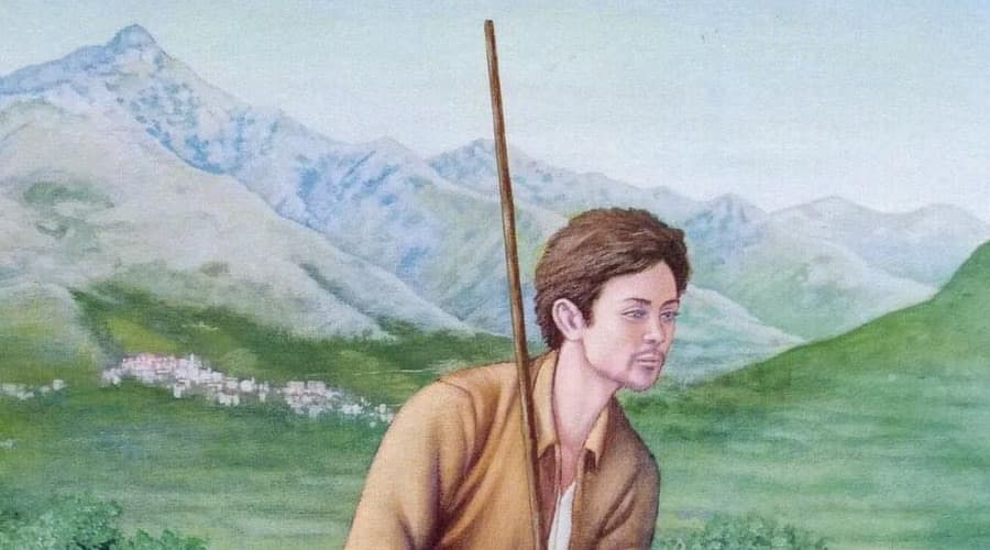 La Mostra di Giuseppe Supino: autore del dipinto "Il pastore degli Aurunci"