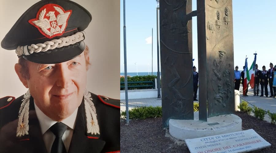 Cerimonia sabato sera 15 luglio al Monumento al Carabiniere a Scauri