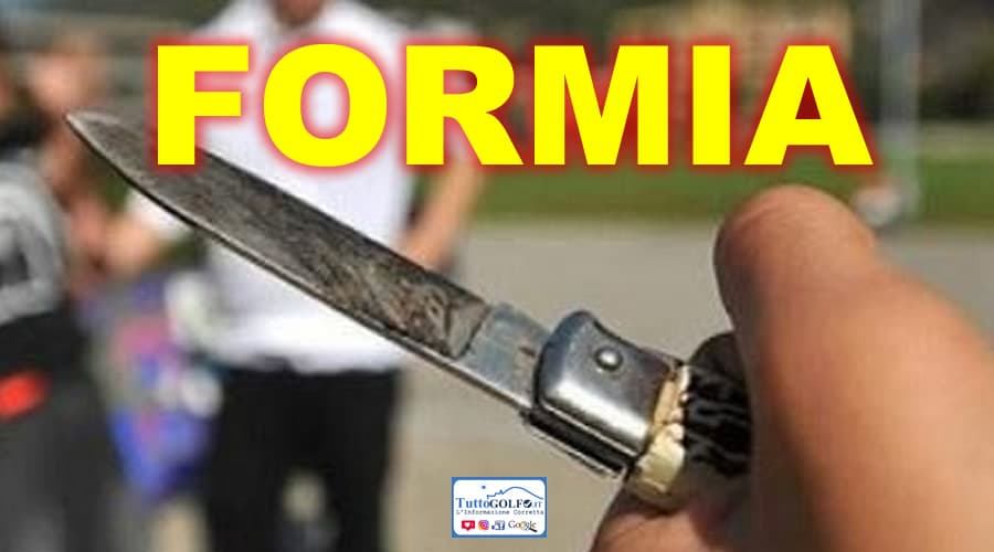 Formia: giovane ferito con arma da taglio davanti ad un bar. Un arresto