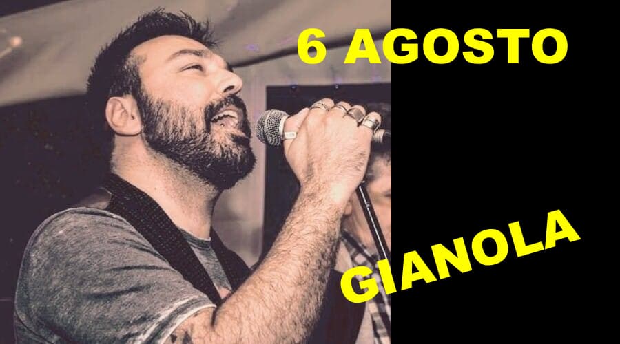Gianola: Domenica 6 Agosto Mario Tribuzio live