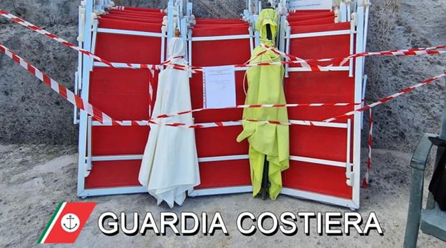 Ponza, noleggiava ombrelloni e lettini abusivamente. Elevata una pesante multa