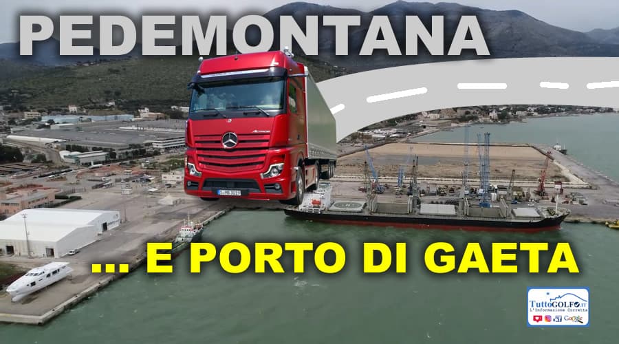 La correlazione tra Porto di Gaeta e Pedemontana la quale costerà 481 milioni di euro