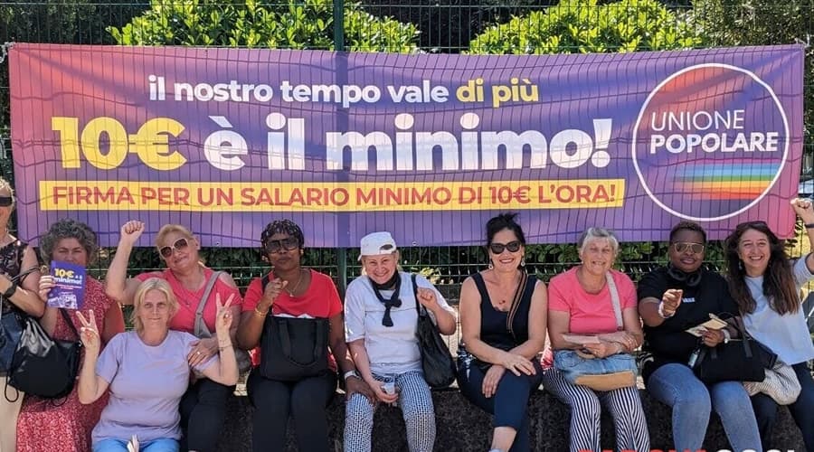 ANCHE IN PROVINCIA DI LATINA SOTTOSCRIVIAMO PER IL SALARIO MINIMO DI 10 EURO