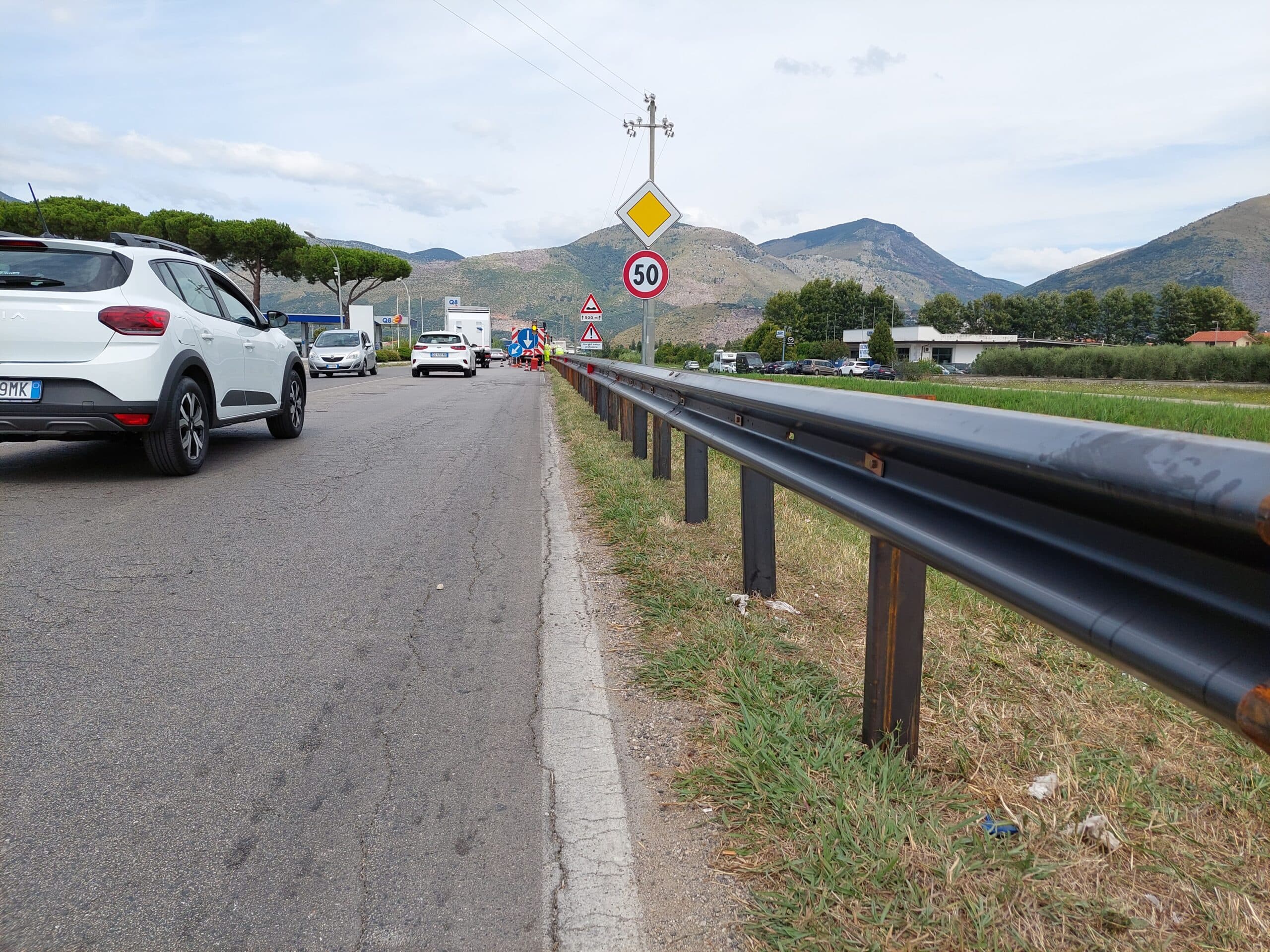 Avvio dei lavori sulla SP Diversivo Acquachiara per la messa in sicurezza