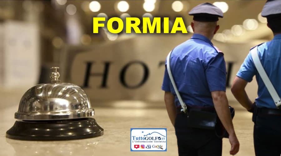 Formia: minaccia la proprietaria di un noto Hotel per non pagare la camera. Arrestato 51enne del luogo