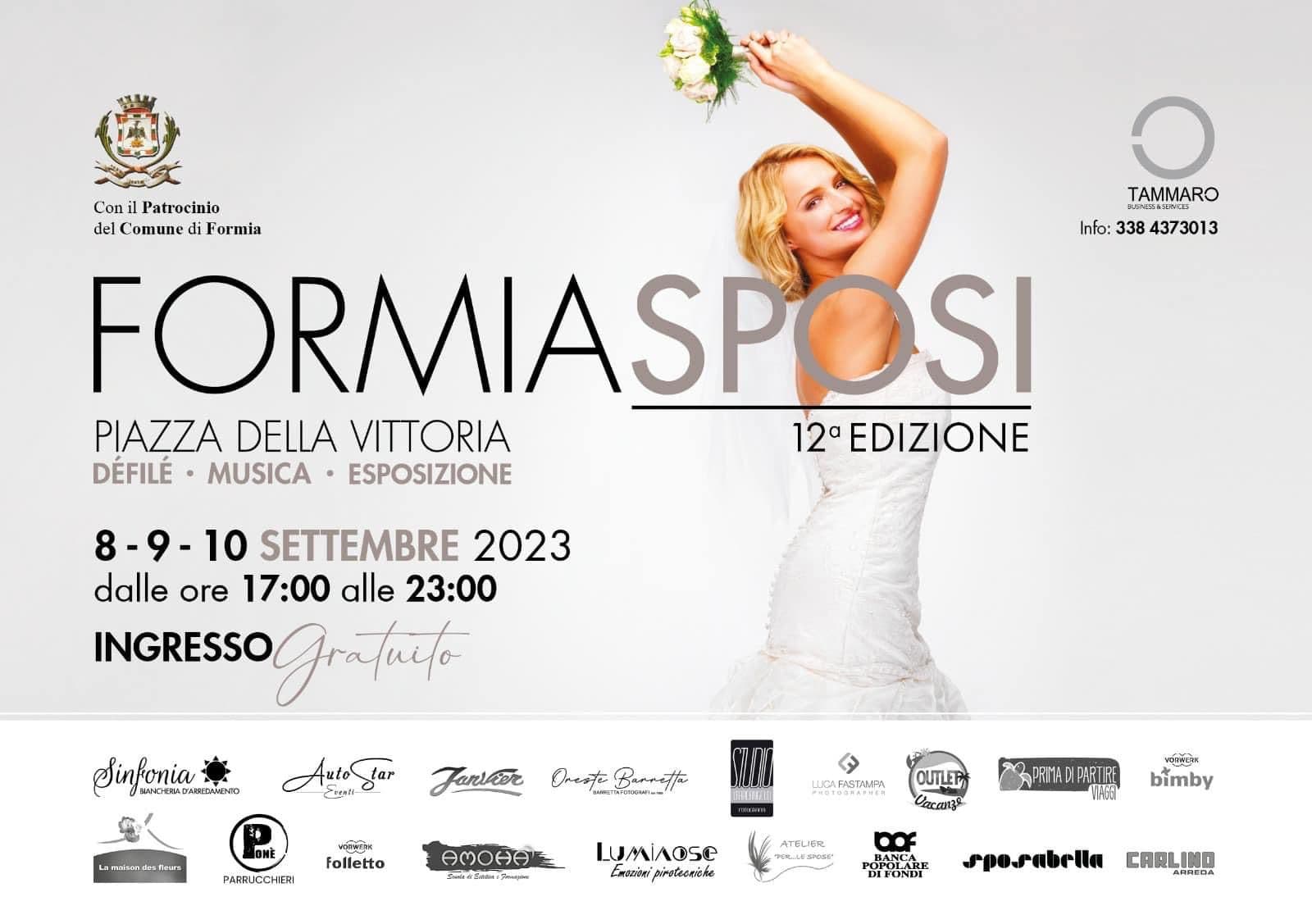 Formia Sposi 2023: Dèfilè, musica, esposizioni