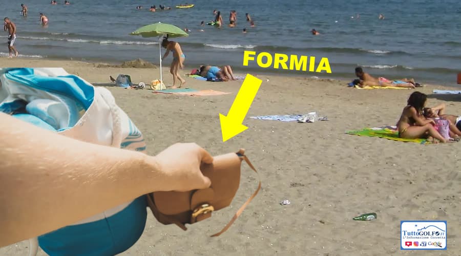 Borseggiatore in azione in spiaggia a Formia. Ancora un furto in un'estate ormai alle porte