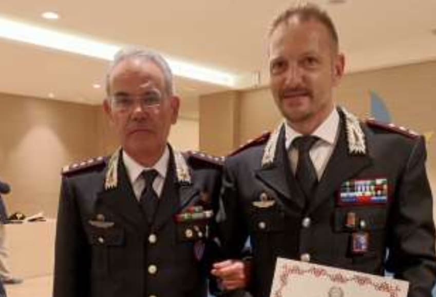 Comando Provinciale di Latina: Ten. Col. Antonio De Lise riceve la Medaglia di Bronzo al Merito dell'Ambiente