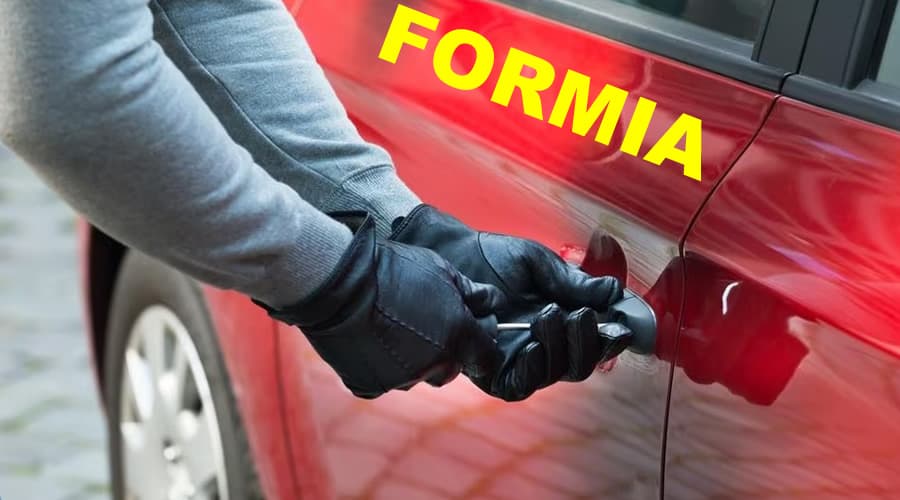 Deferito il responsabile del furto di un’autovettura rinvenuta a Formia
