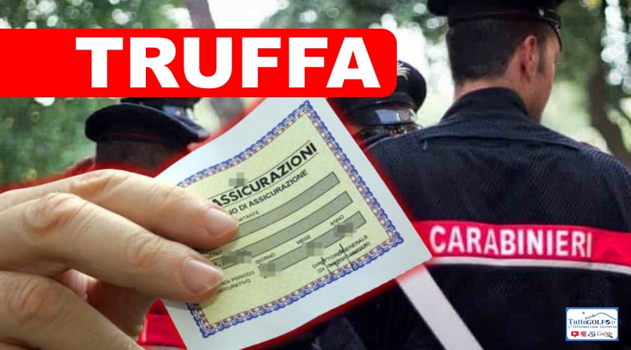 Sperlonga - Falsa polizza assicurativa sottoscritta: anziano truffato. Due persone denunciate dai Carabinieri