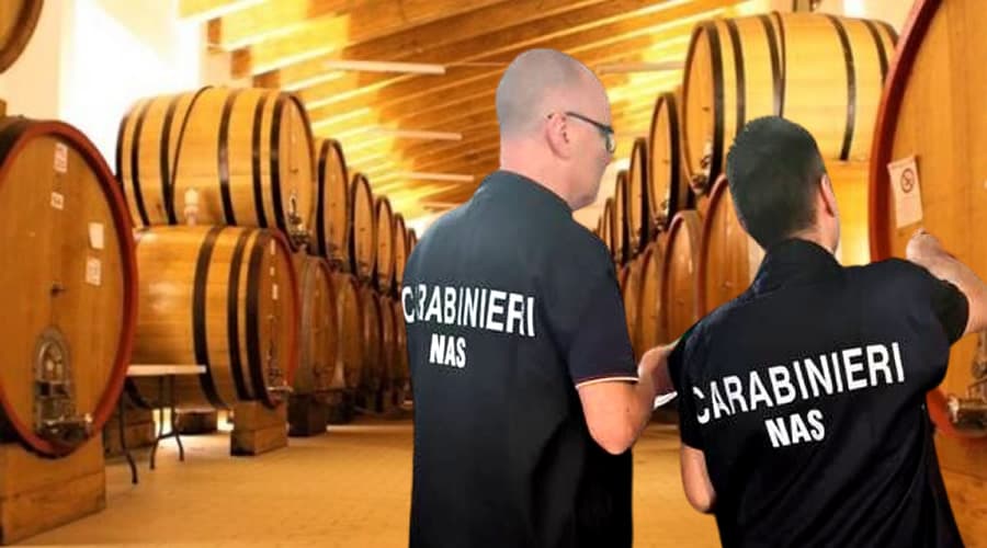 Un'importante cantina vinicola è stata oggetto di un'operazione dei Carabinieri del NAS di Latina