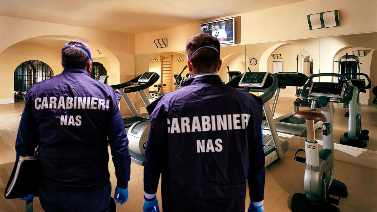 NAS, controlli a tappeto in palestre, piscine e associazioni sportive. 1 palestra chiusa e 19.000 € di multe