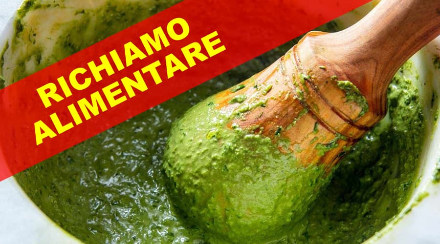 Nuovo Richiamo Alimentare dal Ministero della Salute. Riguarda un pesto; ecco il lotto