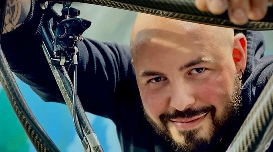 Formia: Gabriele Vaudo e L'Officina della BICI