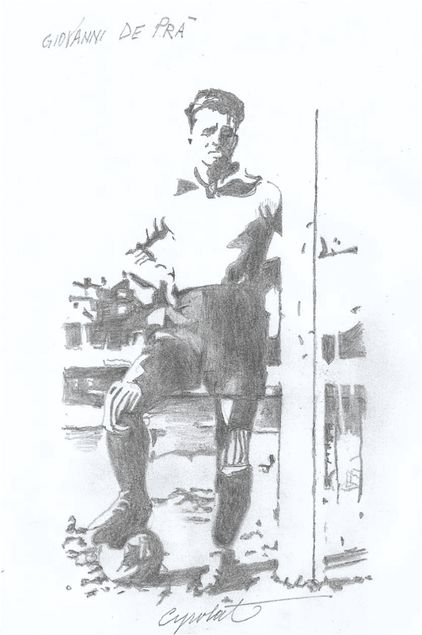 Giovanni De Prà, mitico portiere del Genoa