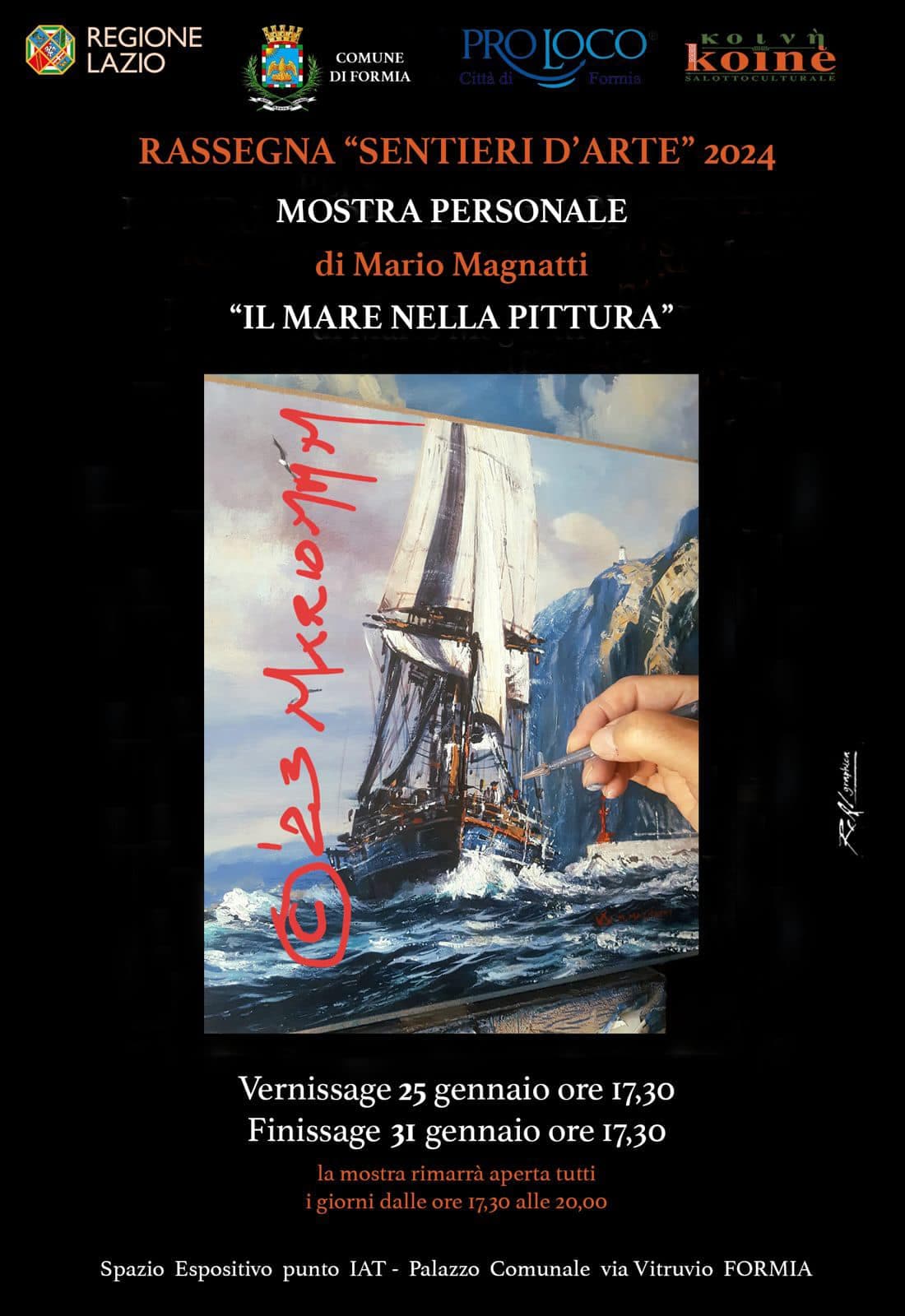 Mostra espositiva di Mario Magnatti: "Il Mare nella Pittura"