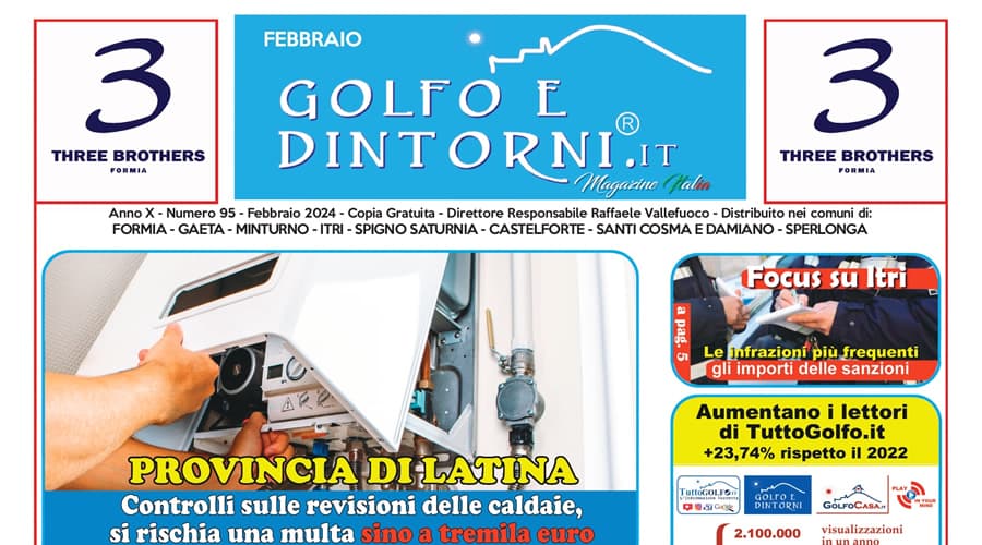 In distribuzione il Magazine Golfo e Dintorni di Febbraio
