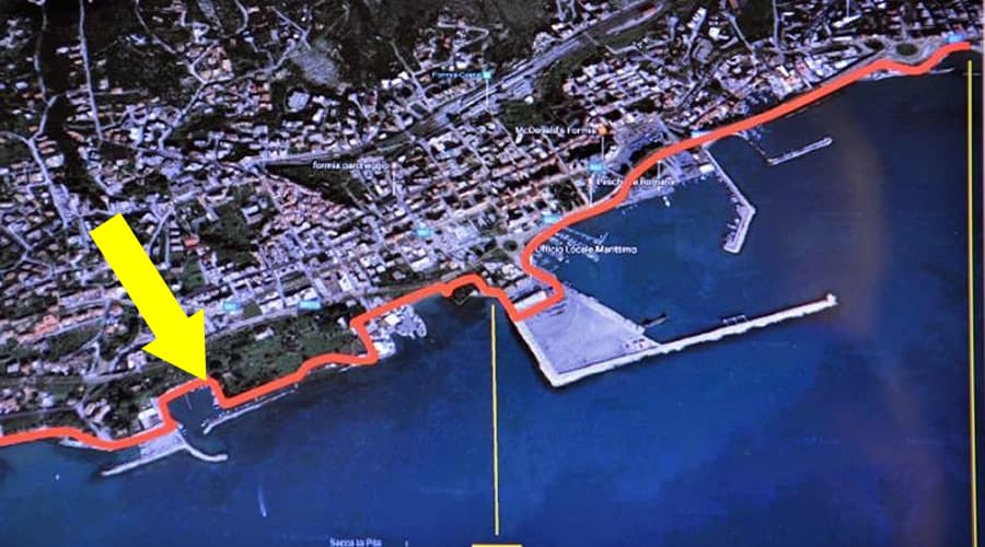 Passeggiata di Cicerone a Formia: affidato l'appalto