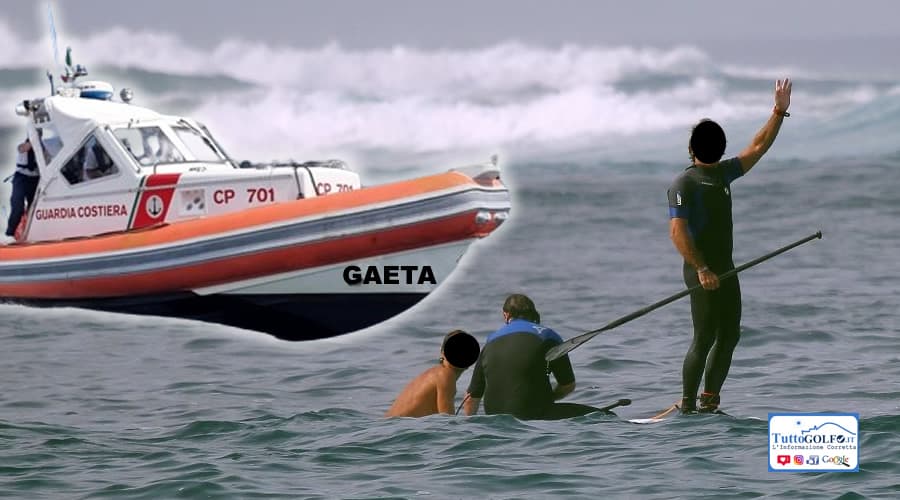 Surfista in difficoltà: interviene la Guardia Costiera di Gaeta