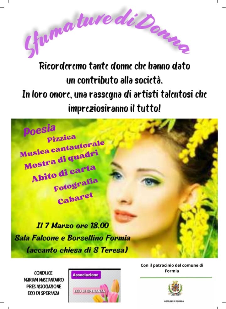 FORMIA: SFUMATURE DI DONNA...