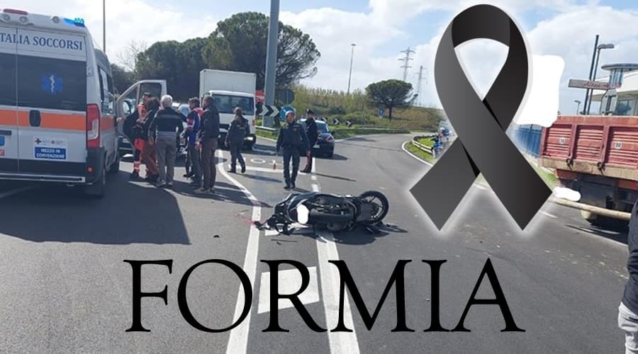 Incidente stradale. Lutto a Formia - E' deceduto il 17enne alla guida di uno scooter
