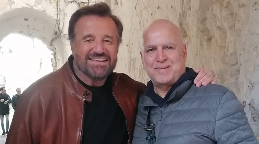 Riprese a Castellone e a Gianola di Formia. Christian De Sica, Carlo Cracco, Rocco Papaleo ed Emanuela Fanelli
