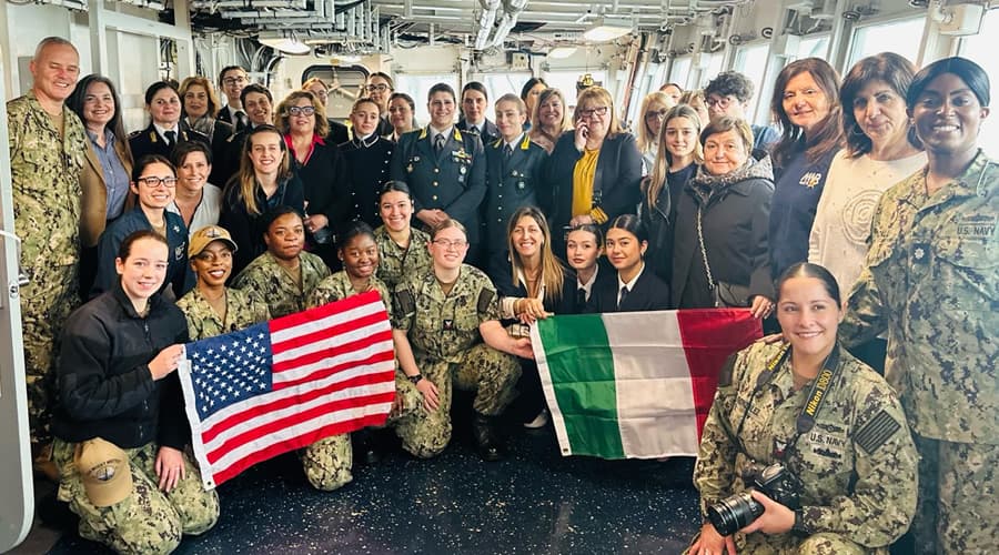 GAETA: MESE DELLA DONNA A BORDO DELLA MOUNTWHITNHEY