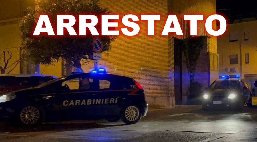 I Carabinieri di Formia hanno arrestato un 59enne di Santi Cosma e Damiano