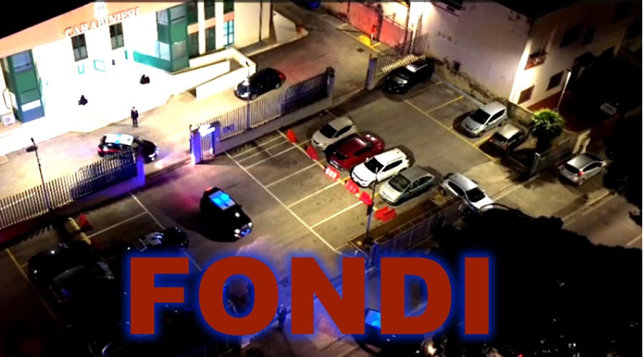 Blitz a Fondi: armi, estorsione, autoriciclaggio e trasferimento fraudolento di beni