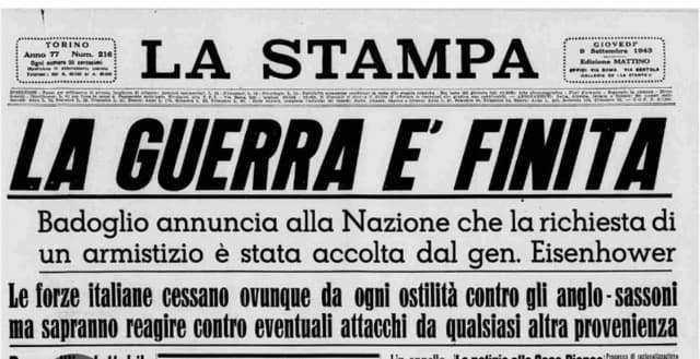 Formia, mercoledì culturale: La rinascita delle Forze Armate dopo l'8 settembre del 1943. Relatore: Giacomo De Luca. Introduce: Michele Graziosetto.