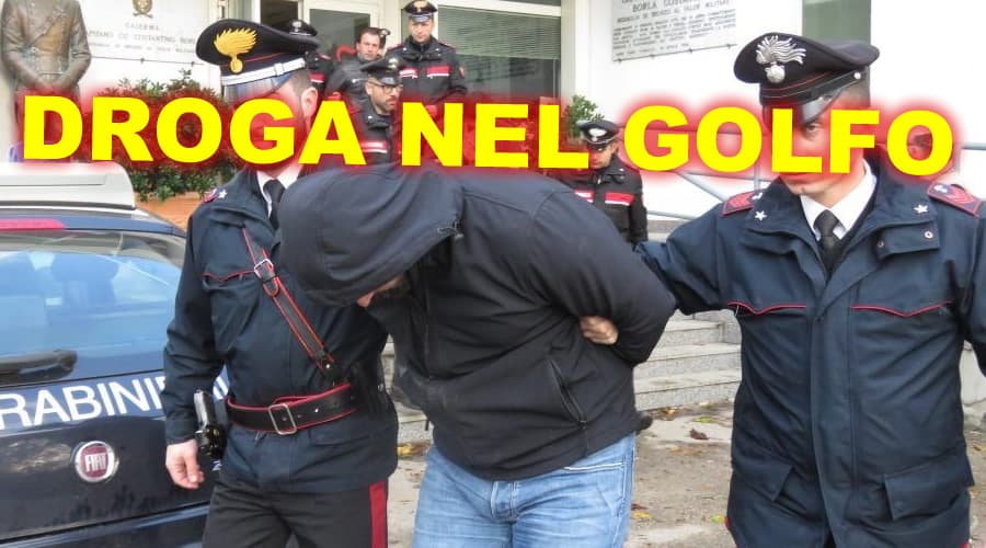 Golfo e Droga - Un minorenne per la custodia dello stupefacente. Gli arrestati e gli assuntori di stupefacente