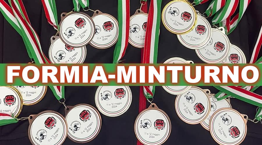 Minturno - Piogge di medaglie per gli atleti formiani che si distinguono nel Campionato Italiano Unificato di Karate
