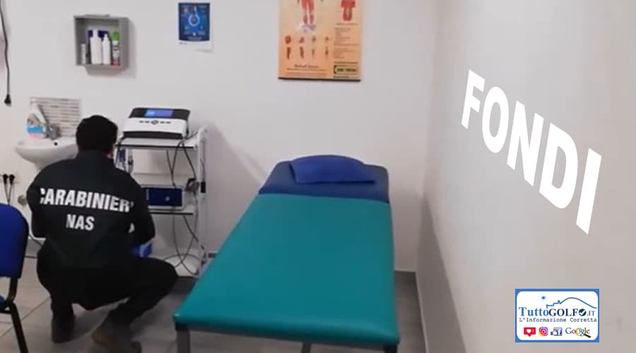 NAS, CONTROLLI - SEQUESTRATO CENTRO RIABILITATIVO A FONDI
