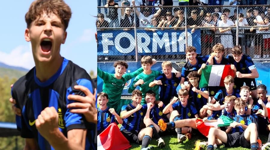 Formia, Finali nazionali Under 14 Pro di calcio: l'Inter vince lo scudetto