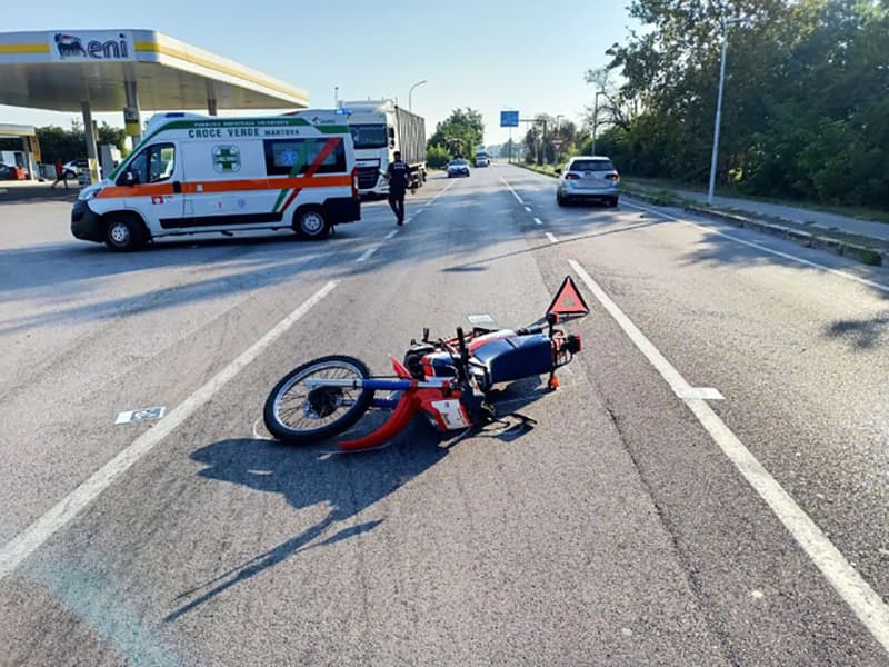 Gravissimo incidente stradale in Provincia di Latina. Centauro disarcionato ha quasi perso un braccio