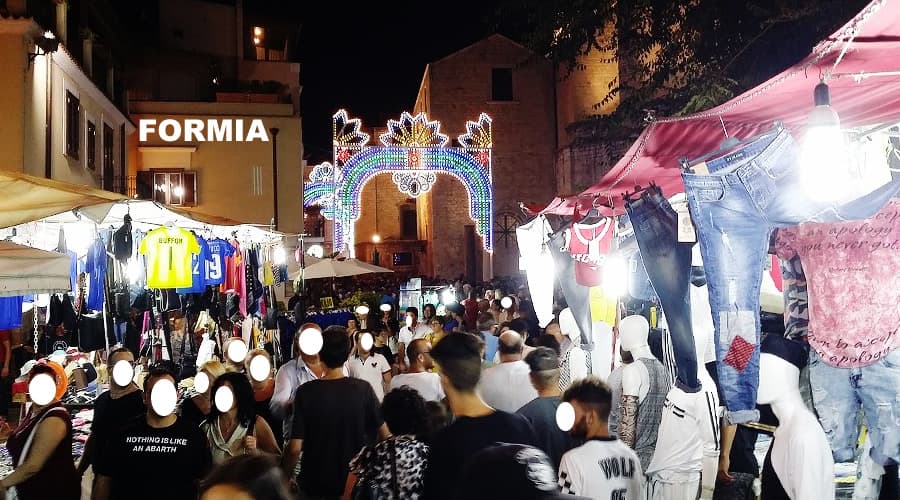 Formia - Controllo delle bancarelle durante la festa patronale. Il risultato