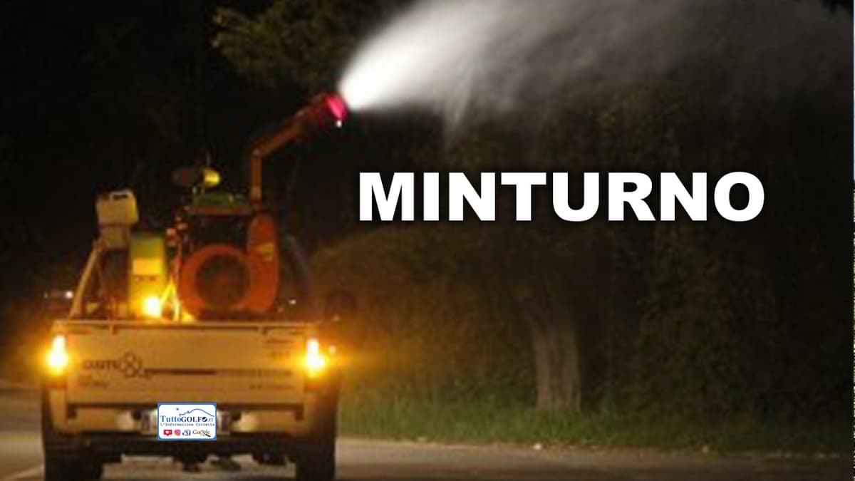 Minturno - Disinfestazione adulticida su tutto il territorio