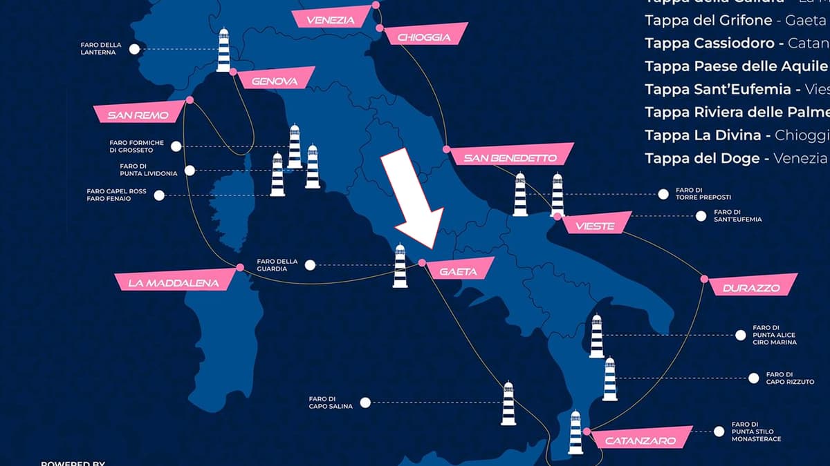 Arriva a Gaeta il giro d'Italia a Vela. La data