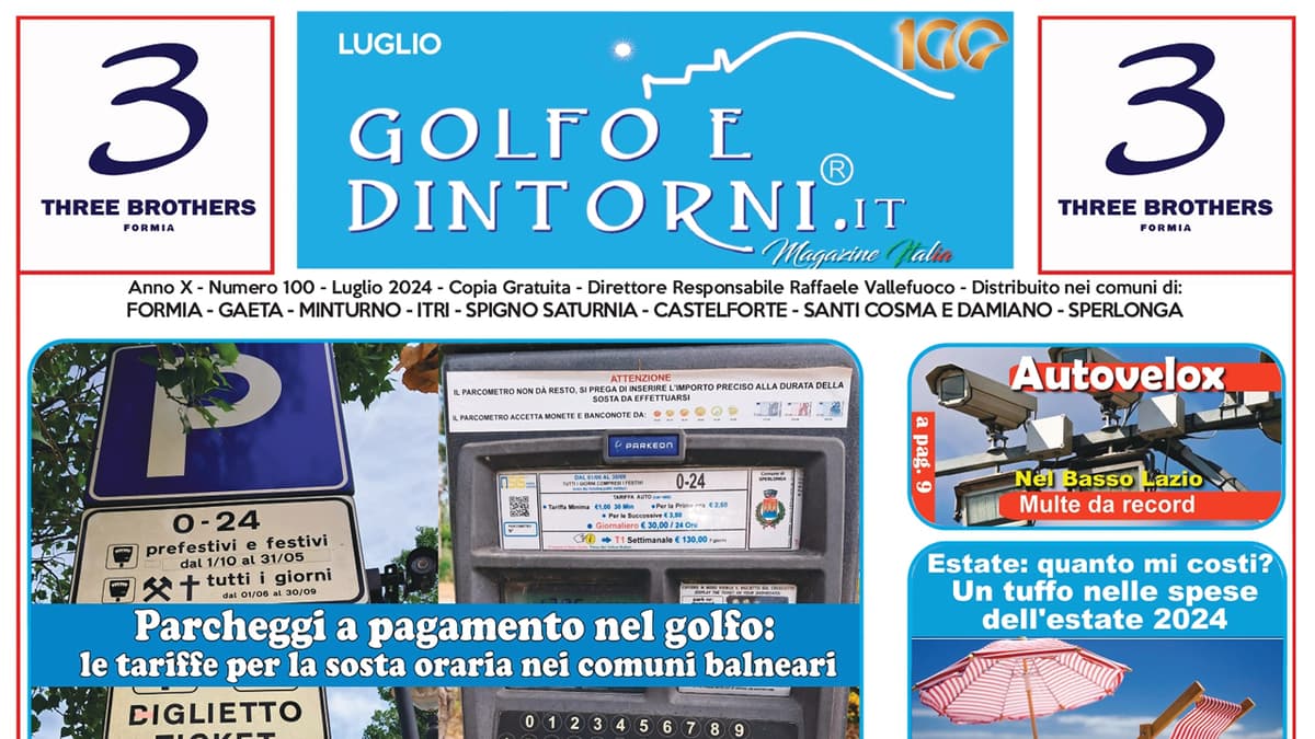 In distribuzione il Magazine di Luglio di Golfo e Dintorni