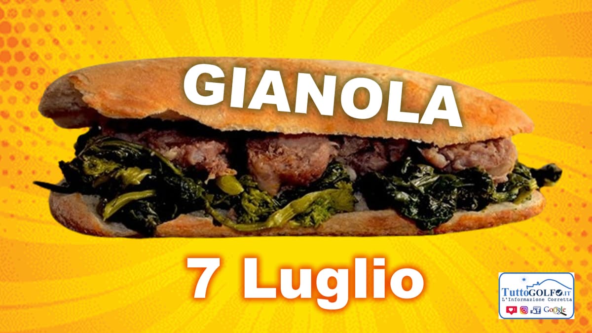Gianola - 7 luglio, ore 21:00 Panino con salsiccia / wurstel e verdure, patatine, cocomero e dolci
