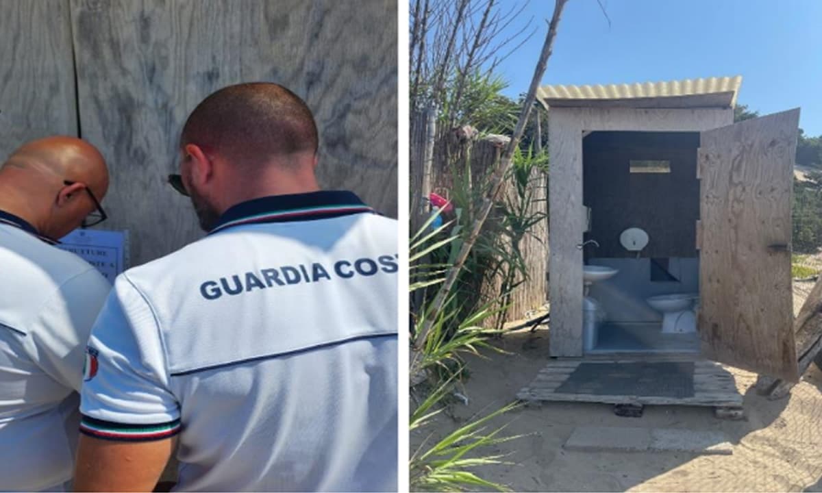 ALLACCIO NON AUTORIZZATO ALLA RETE FOGNARIA –SEQUESTRATA STRUTTURA ABUSIVA. PESANTE SANZIONE